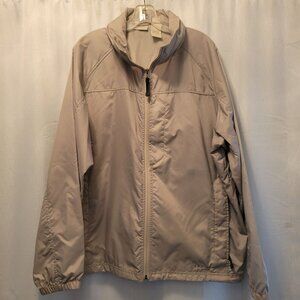 L.L. Bean Mens XL Reg Beige Nylon Jacket